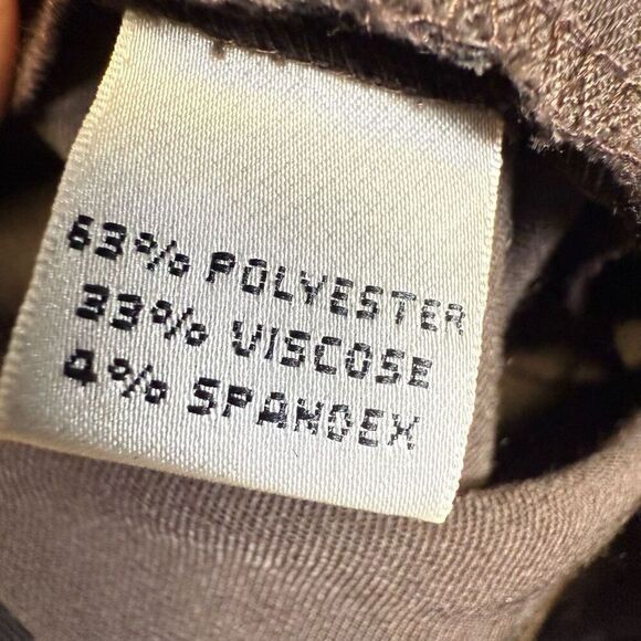 Vintage St. John Sport Women's Size 6 Brown Wide Flare Leg Dress Pants Trousers - Picture 11 of 12